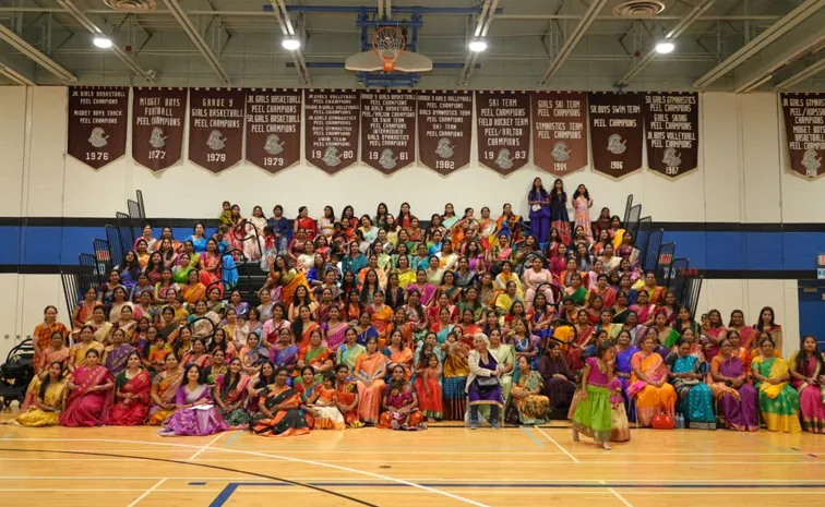 Bathukamma Celebrations In Brampton Canada