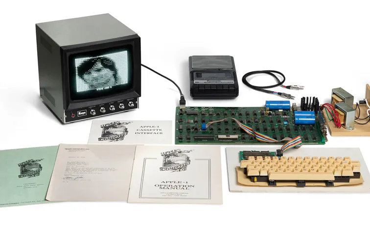 Rare Apple 1 Computer Sells For Rs 10 9 Crore With Steve Jobs Letter Wozniak Autograph