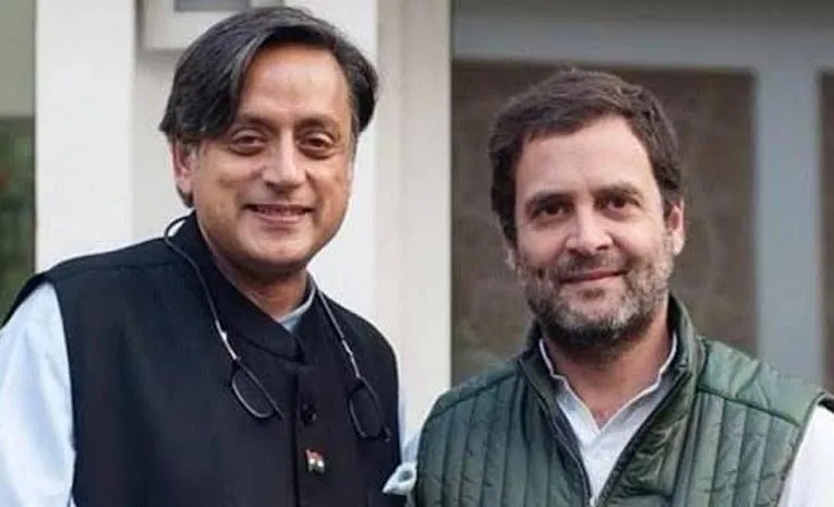 Tharoor Asked About Rahul Gandhis Foreign Trip Travel Agent Reply1