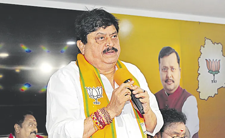 Telangana BJP Ramchander Rao will take out a padayatra on November 1