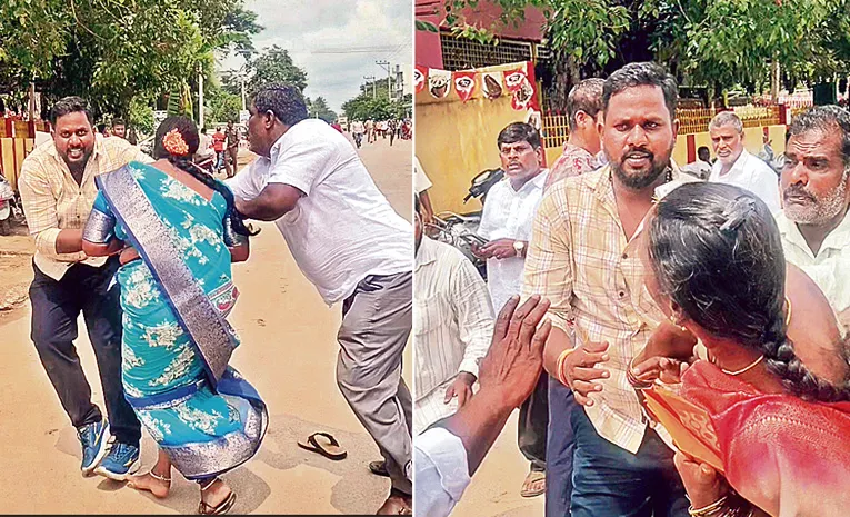 TDP Goons Attack on YSRCP Women Candidates