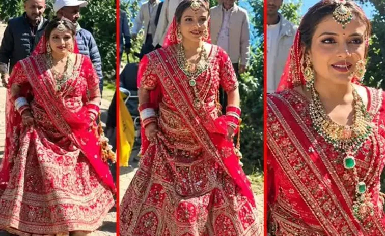 Uttarakhand bride appeals to CM for road connectivity while waking 18 km in lehenga 