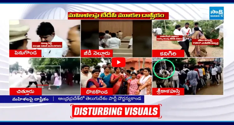 మహిళలపై TDP మూకలు ఎలా దాడి చేశారో చూడండి