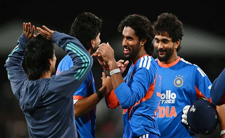 Tilak Varma, Nitish Reddy Create Partnership Record vs New Zealand
