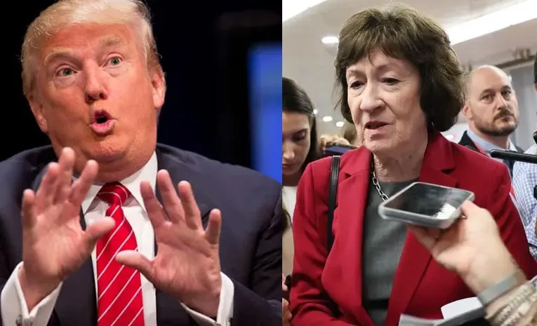 Trump revises Canada tariffs as Susan Collins faces tight re election race in Maine