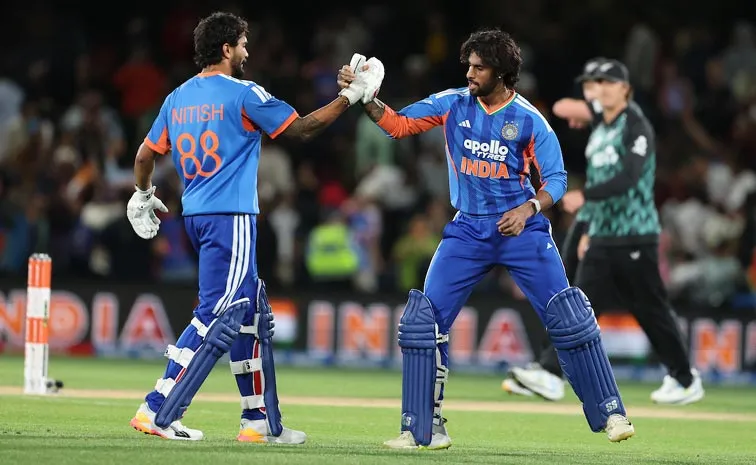 Telugu Conversation Between-Tilak Varma-Nitish-Reddy-During 2nd T20 Vs NZ