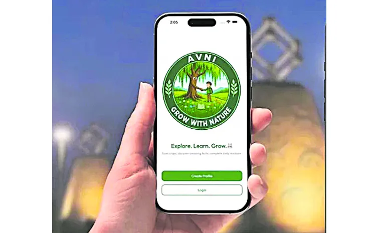 Avani e learning app designed to foster childrens interest in nature and crops