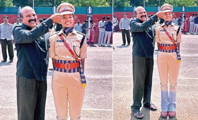 Father Head Constable His Daughter DSP In Warangal
