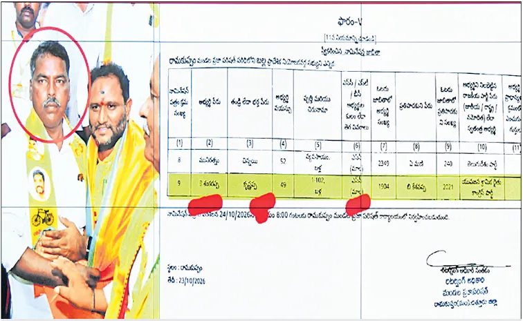 నామినేషన్లలో ‘పచ్చ’ నకిలీలు