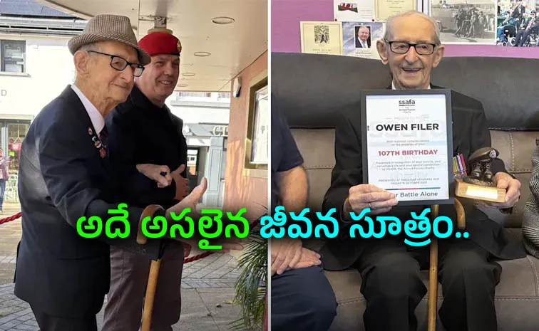 రెండో ప్రపంచ యుద్ధం నాటి వీరుడు ..! ఆ శతాధిక వృద్ధుడి ఆరోగ్య రహస్యం ఇదే..