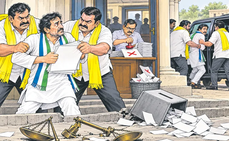Indiscriminate attacks atrocities kidnappings against YSRCP candidates