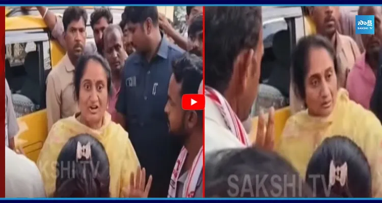 మంత్రి సవితను అడ్డుకున్న జనసేన నేతలు