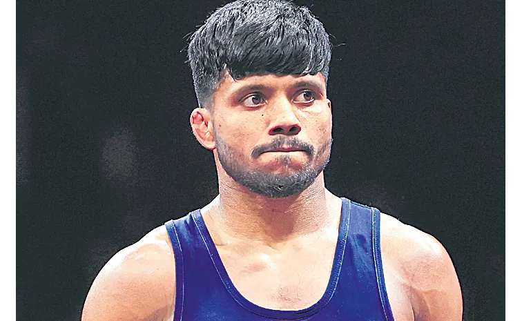 Indian wrestler Lalit faced disappointment in the bronze medal bout