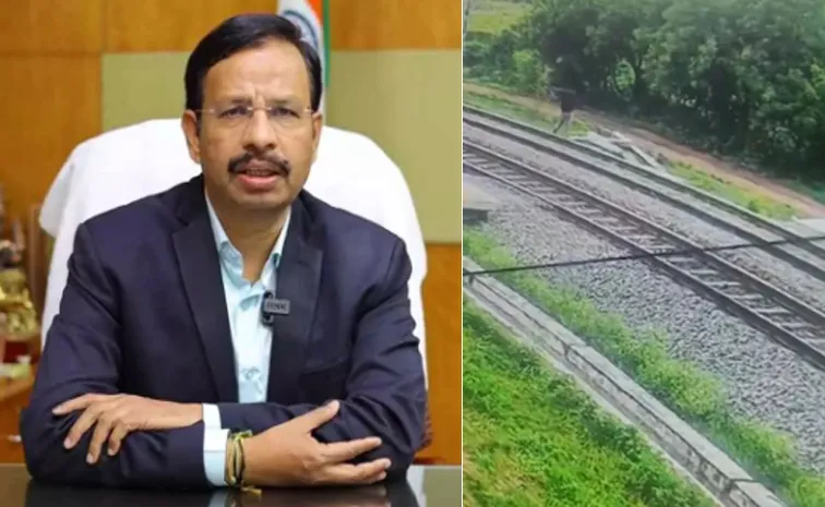 Hyderabad PC Sajjanar Warns against Using Earphones near Railway Tracks