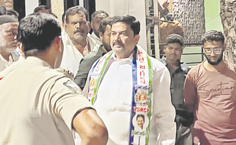 Political Tension in Tadipatri as Police Stop YSRCP Candidate
