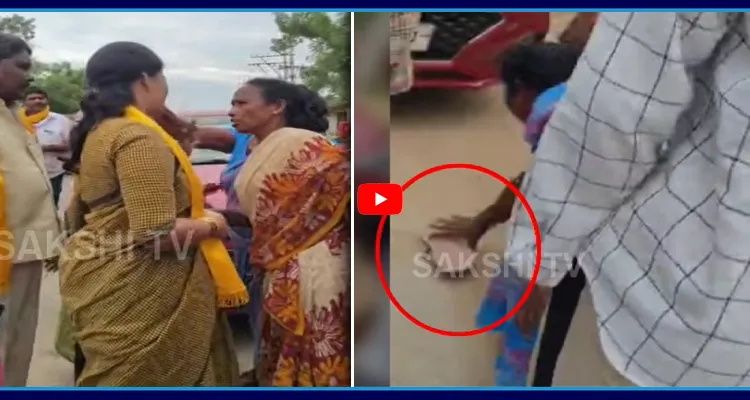 చెప్పుతో కొడతా.. TDP లీడర్లకు గ్రామస్తులు వార్నింగ్