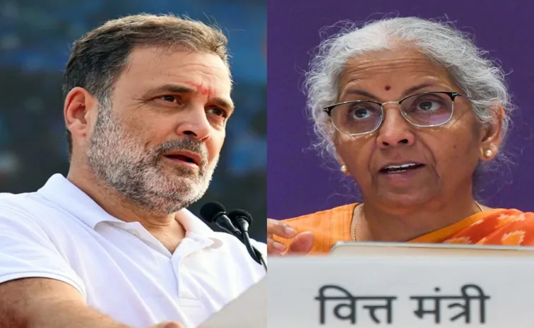 టాటా వ్యవహారంపై రాహుల్, నిర్మల మాటా మాట!