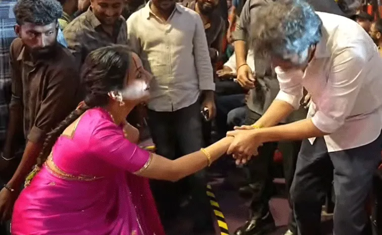 Trivikram Srinivas Explained Why He Touches Srinidhi Shetty Feet