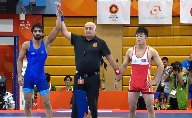 AMAN SEHRAWAT-STUNS WORLD CHAMPION-Won Gold Medal-Asian Games