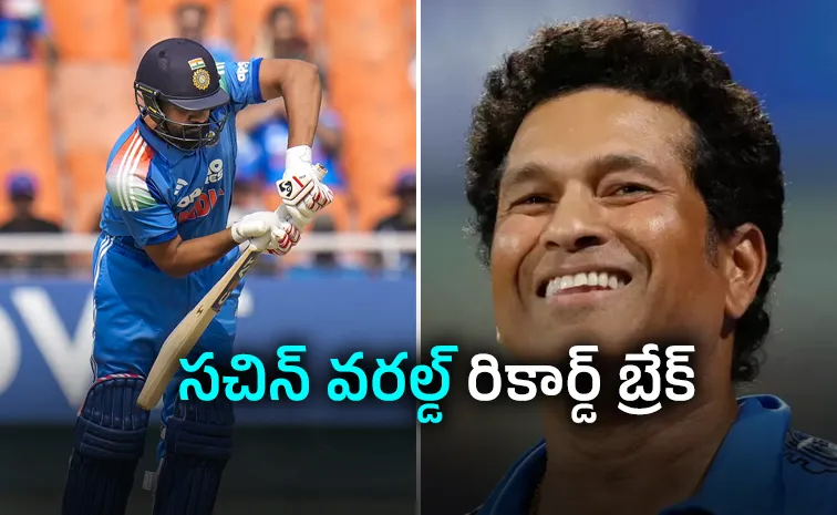 Rohit Sharma Beats Sachin Tendulkar To Become Fastest Opener To 10,000 ODI Runs