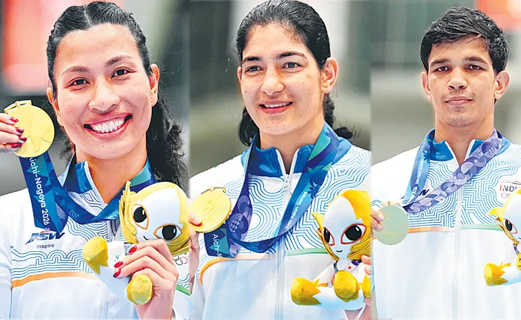 Indian boxers win three gold medals at Asian Games 2026 