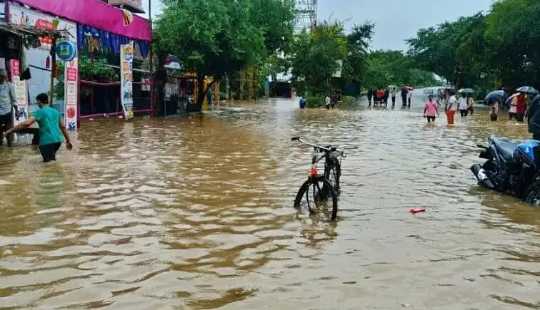 Floodwater: Traffic Halted At Andhra Odisha Border