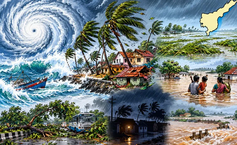 Cyclone Arnab hits Andhra Pradesh hard 