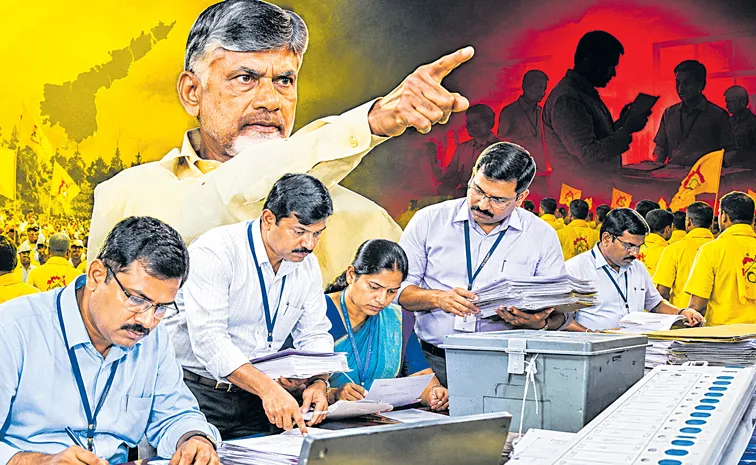 Returning officers working under Chandrababu direction
