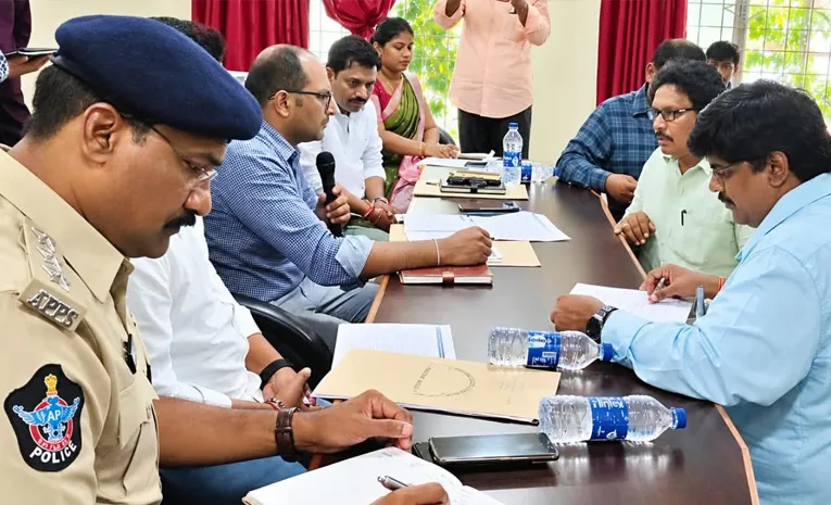 Collector MS Harendhira Prasad Fire On Revenue Surveyor