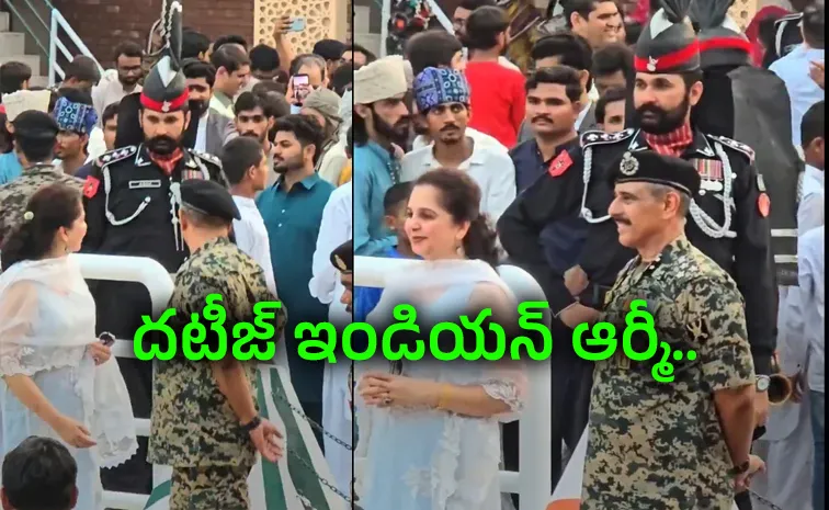 Pakistani Rangers Soldier saluted Indian officer Viral Video