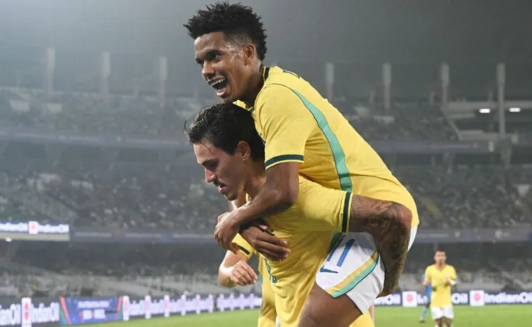 India lost to Brazil in their second friendly match 