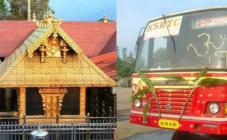 Sabarimala Season KSRTC 300 Private Buses No Extra Fare