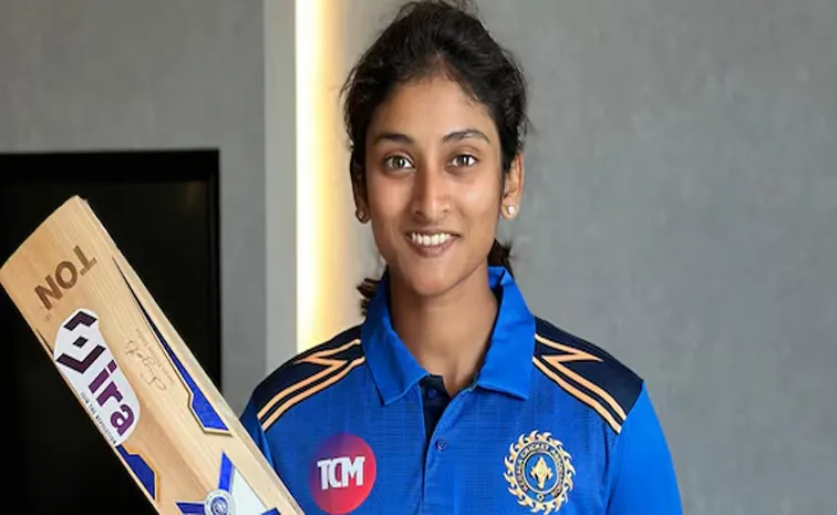 Pranavi Chandra to lead Hyderabad in BCCI Senior Womens T20 Trophy
