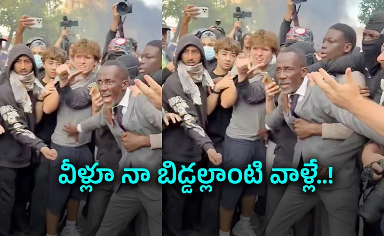 France Mayor Steps Between Police and Student Protesters Viral
