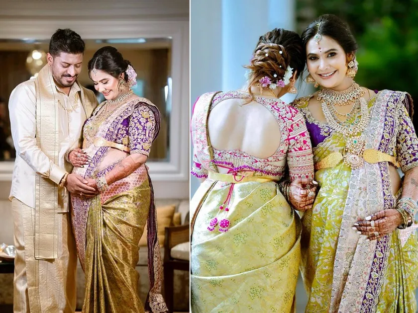 Kannada Actress Kavya Gowda Baby Shower HD Photos - Sakshi