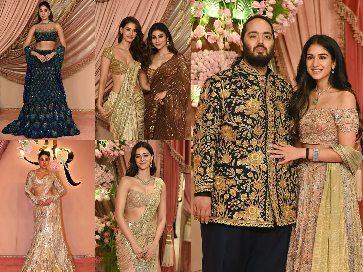 Celebrities Buzz At Anant Ambani And Radhika Merchant's Sangeet: Photos