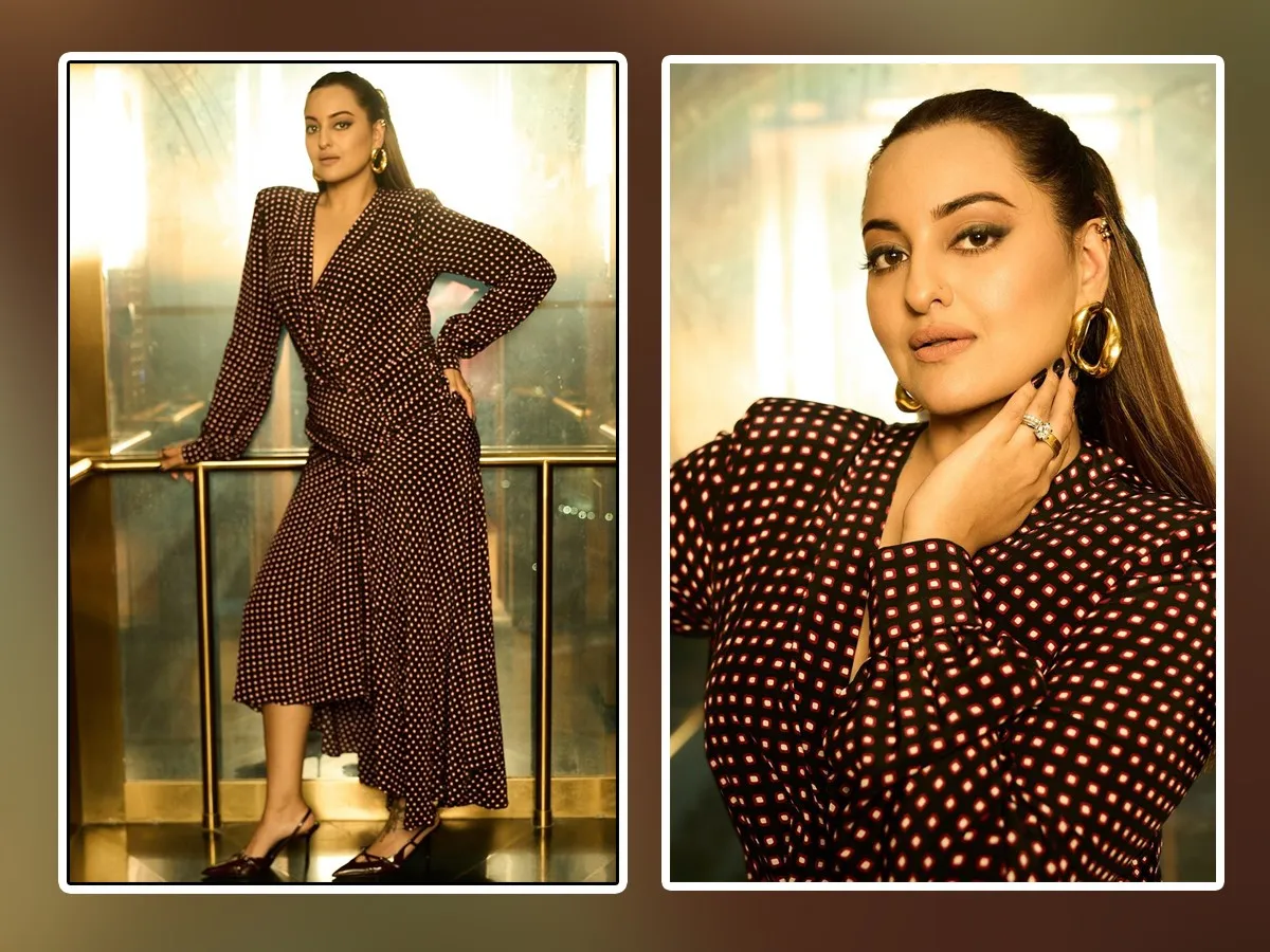 Bollywood Actress Sonakshi Sinha Glamorous Look In Western Dress
