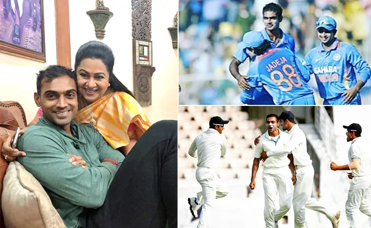 Actress Radhika Sarathkumar Share Birthday Wishes To Son-in-law Team India Cricketer Abhimanyu Mithun Photos