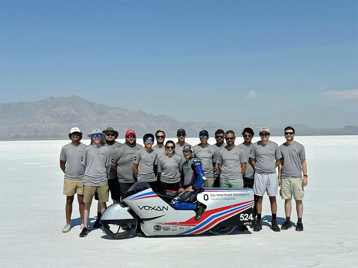Ohio State University and The Venturi Group RW 5 Voxan Get New Record