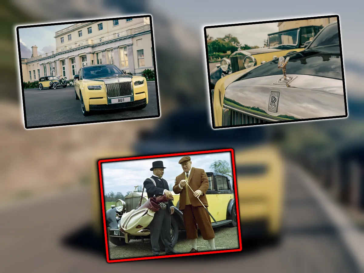 Rolls Royce Phantom Goldfinger Car As A Sign To James Bond Movie