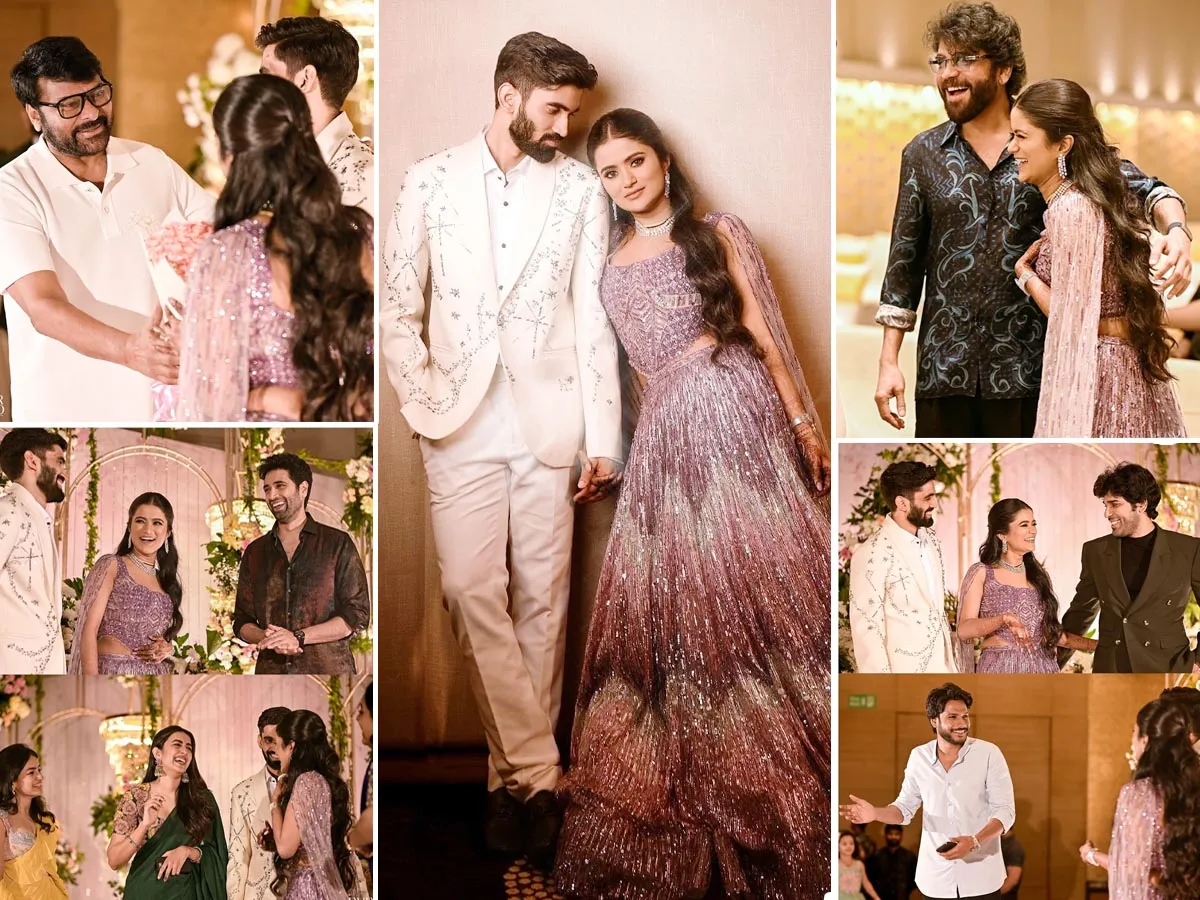 Kidambi Srikanth-Shravya Varma Reception: Chiranjeevi Nagarjuna Attends Pics Viral