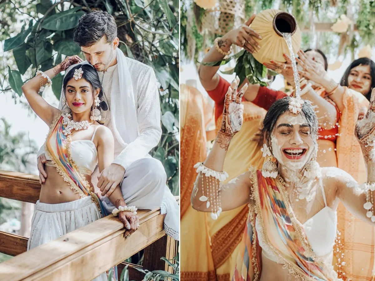 Bigg Boss beauty married with German boyfriendand celebrates Haldi ceremony