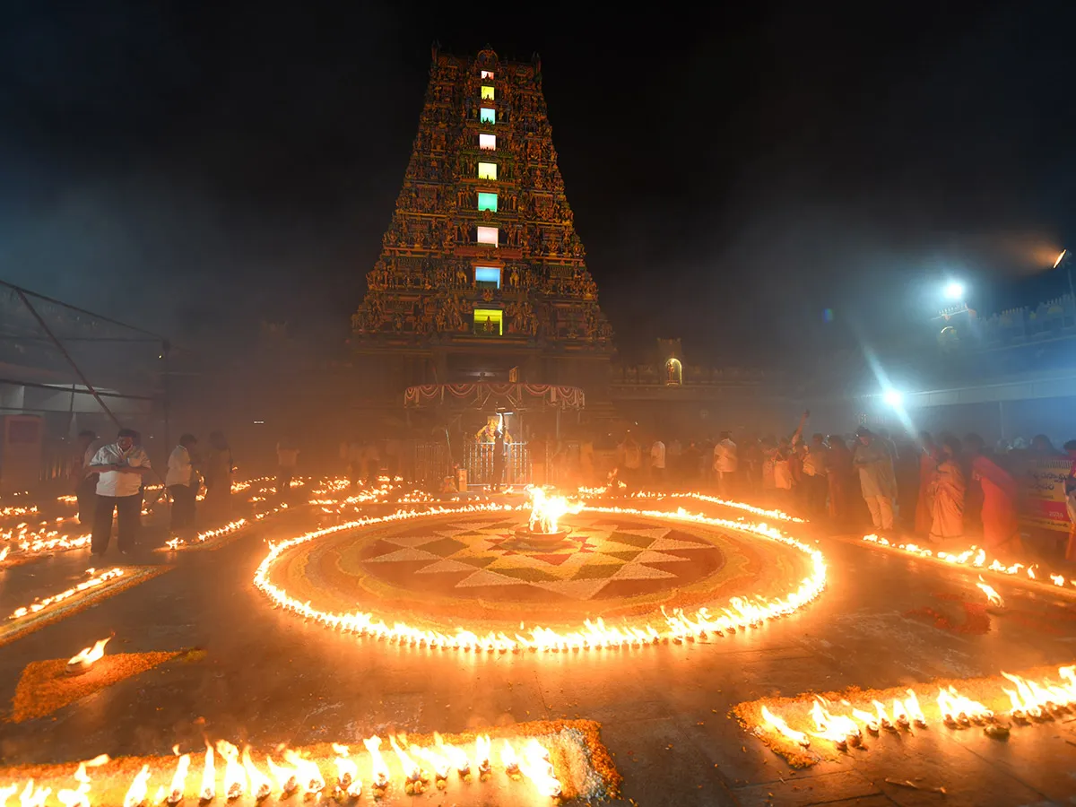 Koti Deepotsavam at Kanaka Durga temple in Vijayawada