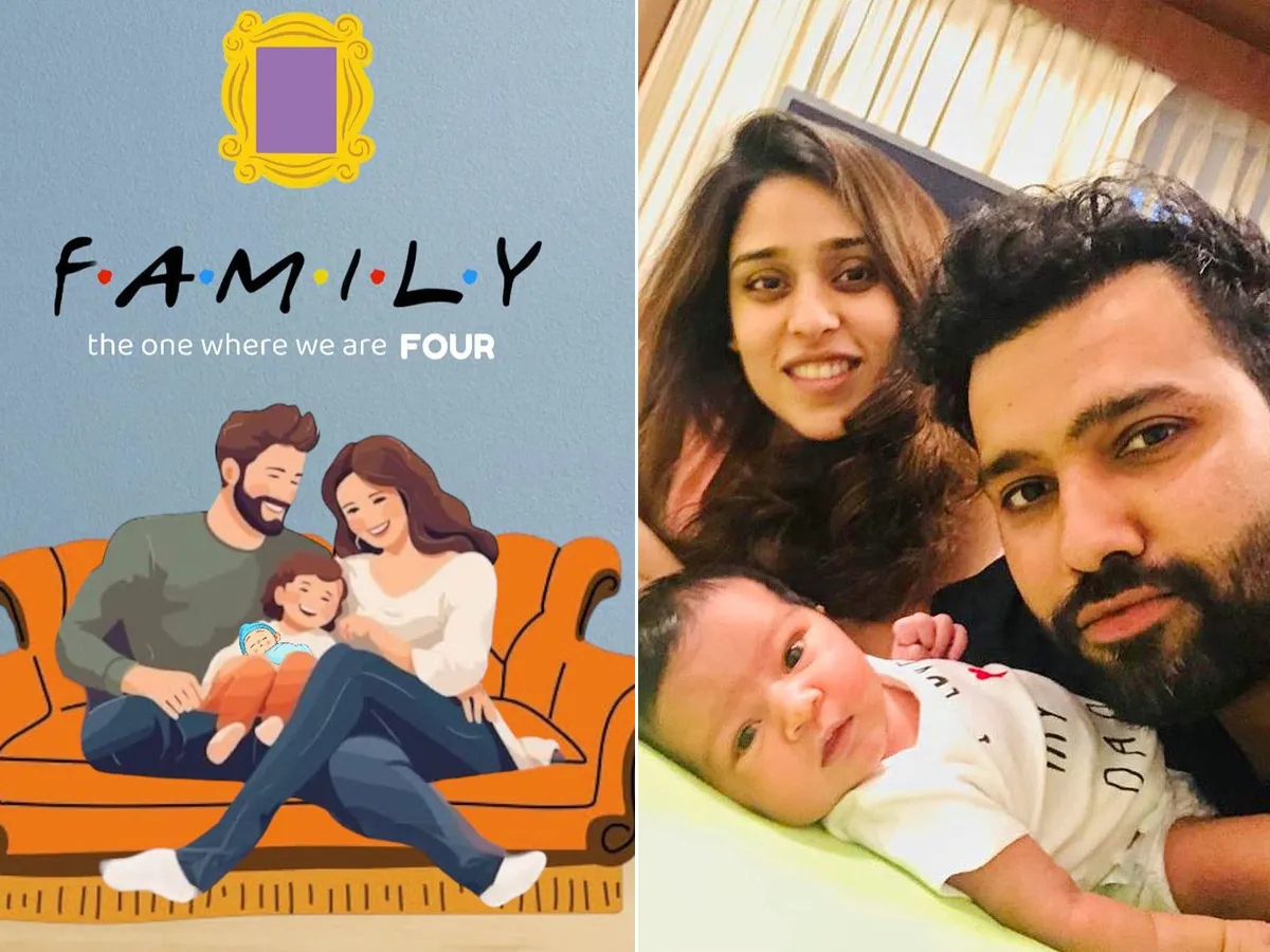 The One Where We Are FOUR: Rohit Sharma Officially Announces Birth Of 2d Child Photos
