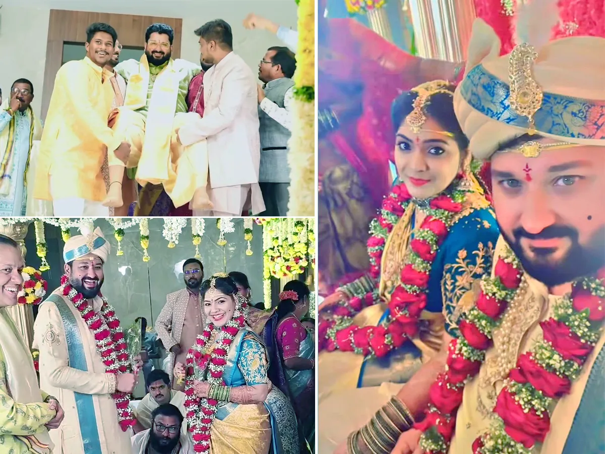 TV Actor Sai Kiran and Sravanthi Wedding Photos Goes Viral