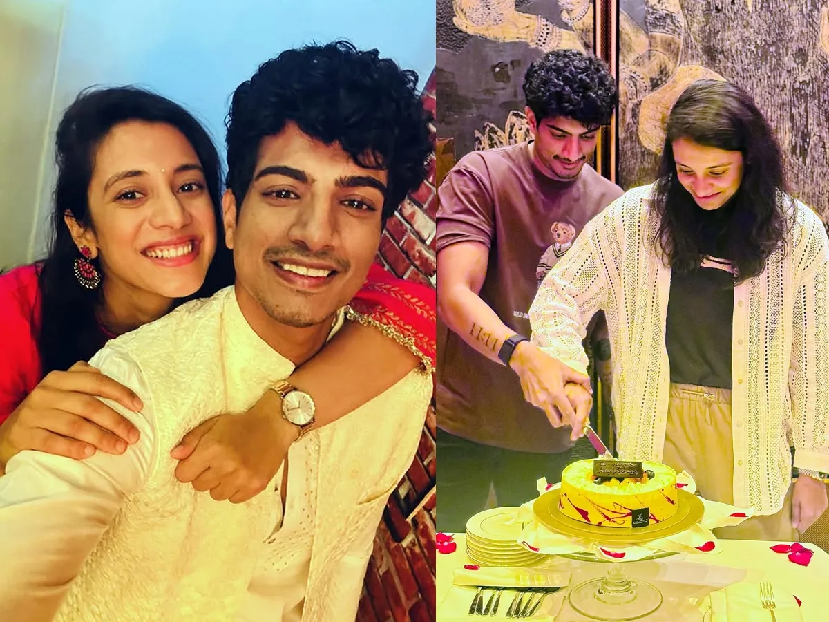 The boyfriend who celebrated Smriti Mandhana's century with the song Pushpa