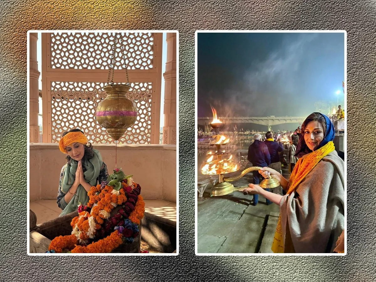 Actress Sonali Bendre Visits Lord Shree Ram At Ayodhya Photos Viral