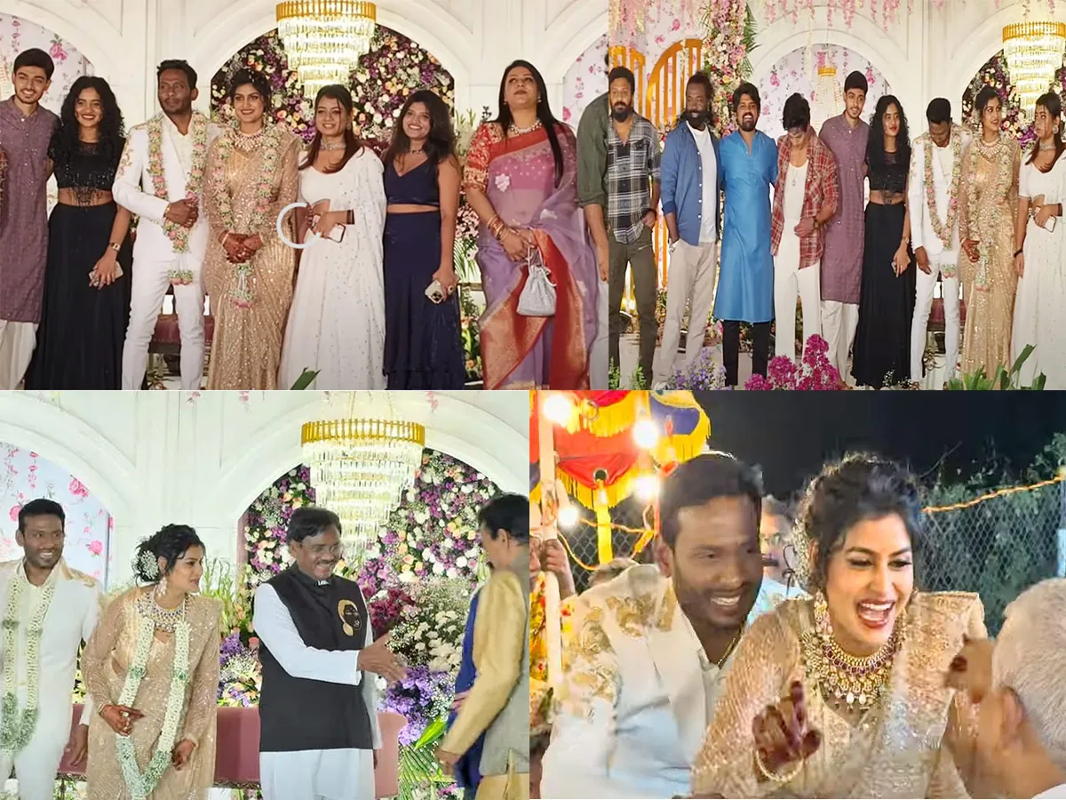 Grand Bigg boss 8 Soniya Akula, Yash Grand Wedding Photos