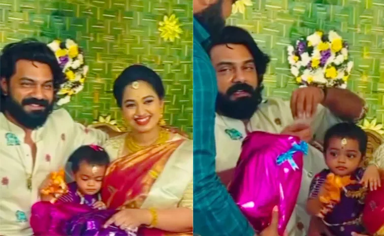 Arjun Ambati Daughter 1st Birthday Celebration Photos