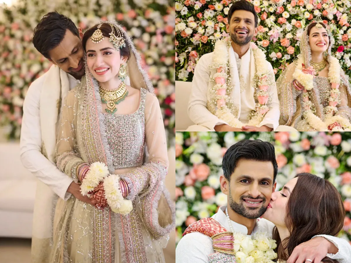 Sana Javed, Shoaib Malik celebrate anniversary with wedding throwback Photos